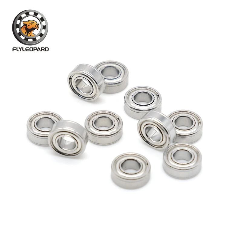 Rolamentos de esferas miniatura, MR115ZZ, MR115 ZZ, L-1150ZZY04, ABEC-7, 5x11x4mm, 10 peças