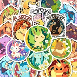 10/30/54pcs Cute Cartoon Pokemon Eevee Graffiti Stickers Anime Decals Kids Toys DIY Laptop Notebook Phone Car Waterproof Sticker