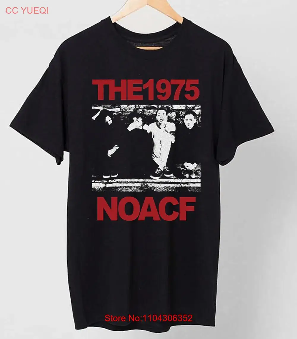 The 1975 rock band NOACF T-shirt BLACK Short sleeve