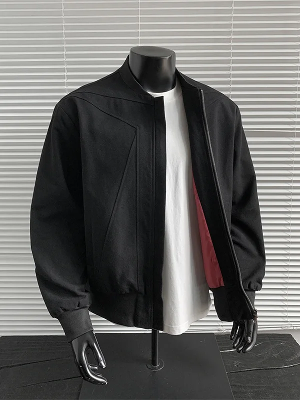 

Мужская демисезонная куртка-бомбер Bla ort Flight Jaet: модная повседневная верхняя одежда из хлопка с воротником-стойкой в бейсбольном стиле