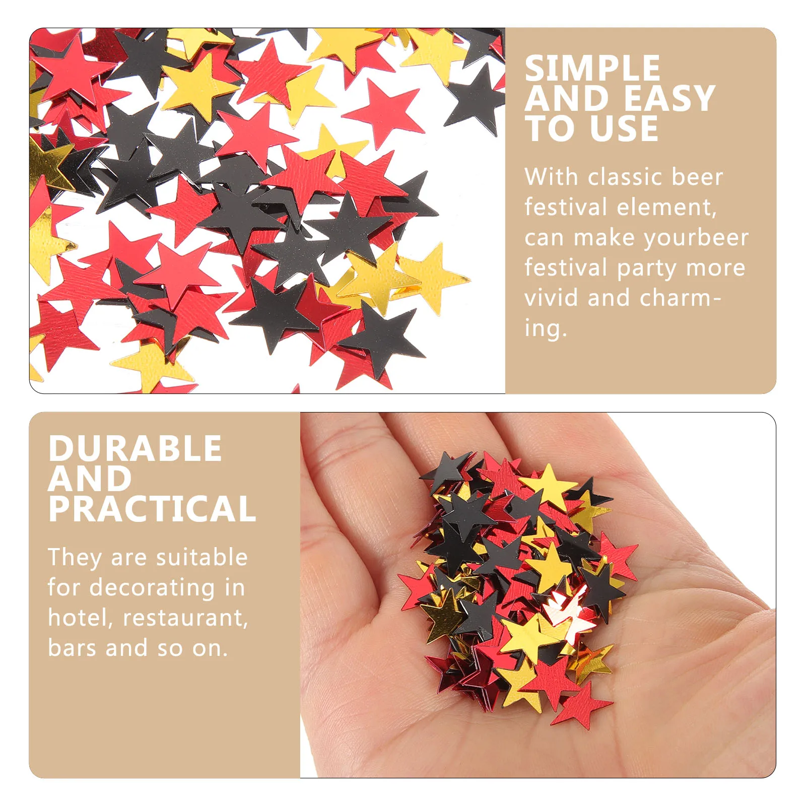 

Beer Festival Confetti 1 Set Black Gold Sequins Table Decorations Party Supplies Shaped Glitter DIY Crafts Balloon