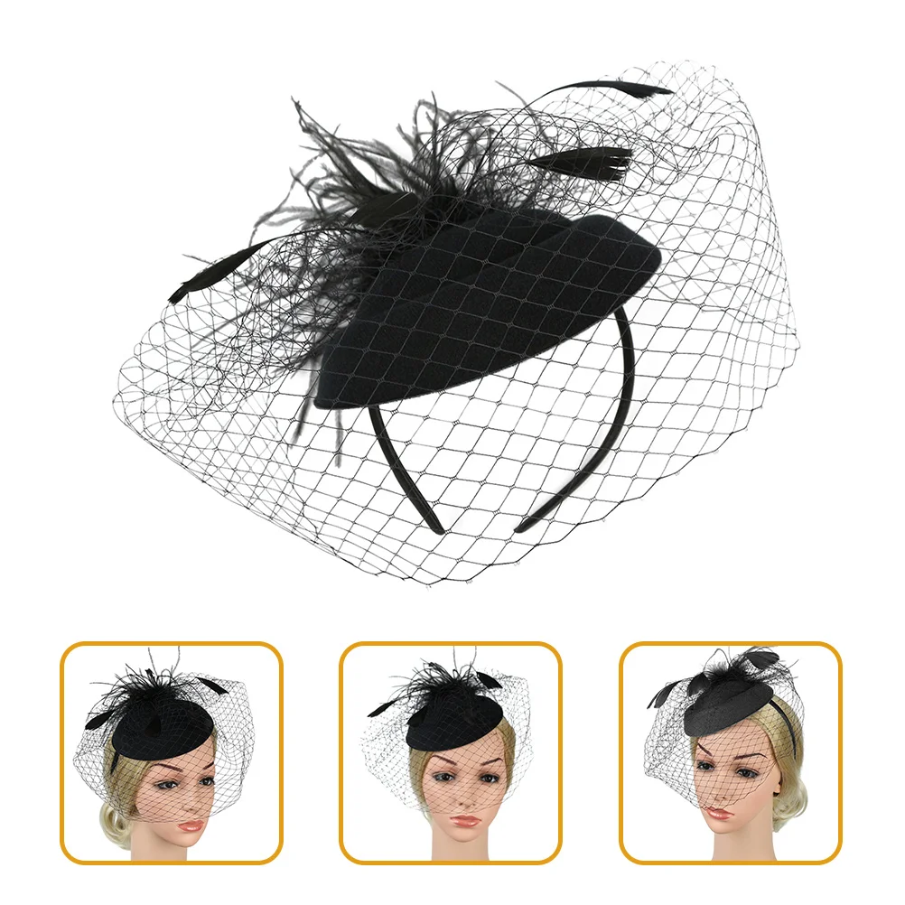 قطع زينة للنساء، حجاب عصري، أغطية رأس على الطراز العتيق، مظهر أنيق، إكسسوار لحفلات أعياد الميلاد #2