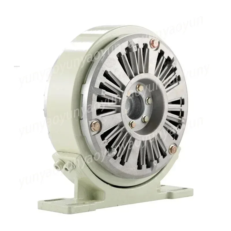 24V DC Magnetic Particle Brake 6-200Nm, Hollow Shaft Torque Controller for Constant Tension in Winding, Printing Machinery