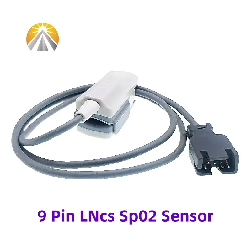 SpO2 Sensor 9 Pin MA-SI-MO LNCS DCI 1863 SAO2 Probe 0.9 Meter Adult Pediatric Child Neonate Size Pulse Rate Oxygen Transducer