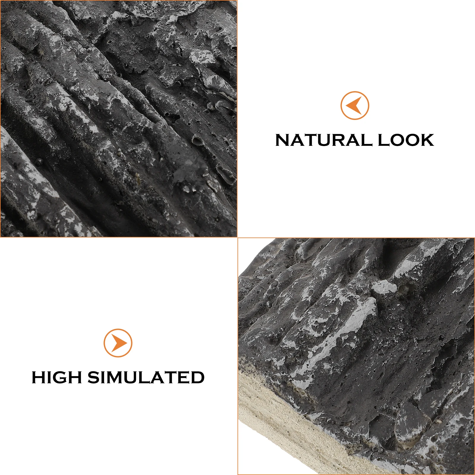 

3D Reptile Tank Background Waterproof Pu Material Fish Aquarium Decor Landscape Board For Turtle Terrarium Enclosure