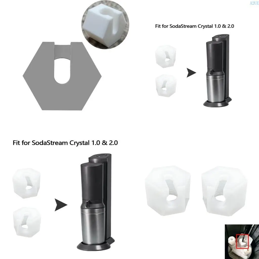 a2ue固定ナットファスナーナットクリスタル1.0および2.0用のアルミニウムナットスペアパーツアルミナッツ