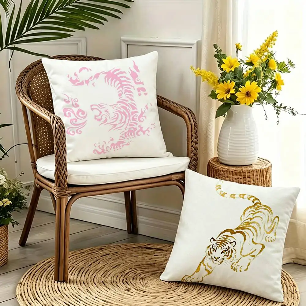 

tiger poster Pillow Case Cushion Cover Throw Pillow Case For Car Sofa