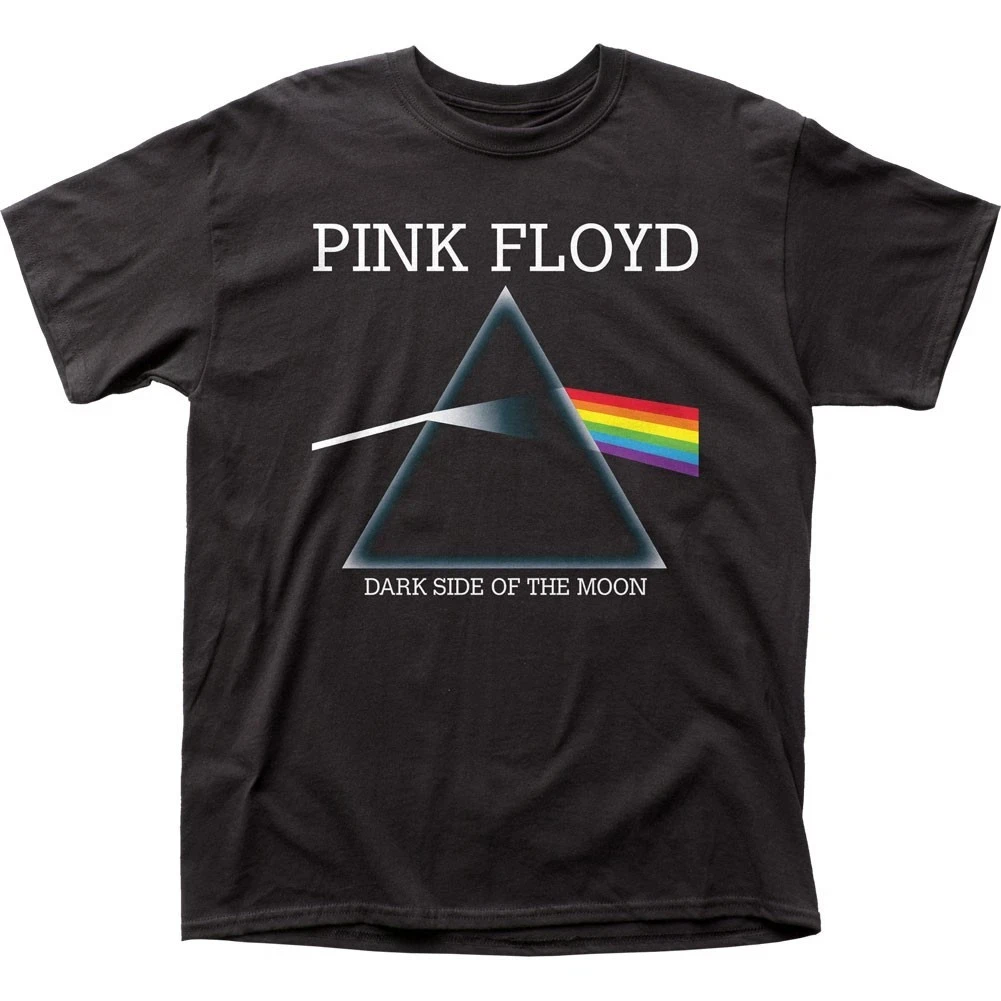 Camiseta para hombre de Pink Floyd The Dark Side of The Moon, camiseta clásica de banda musical, color negro