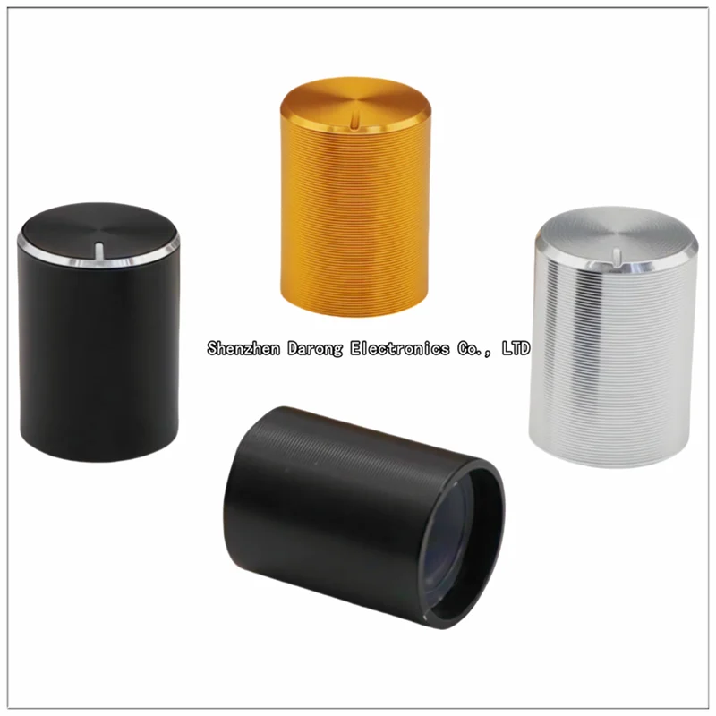 13×17MM aluminum-plastic knob  potentiometer adjustment cap  volume electronic instrument equipment switch cap  flower axis