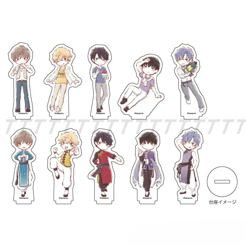 

Anime Mr Love: Dream Date Queen's Choice Acrylic Stand Doll Game Love And Producer Mini Figure Model Plate Cosplay Toy For Gift