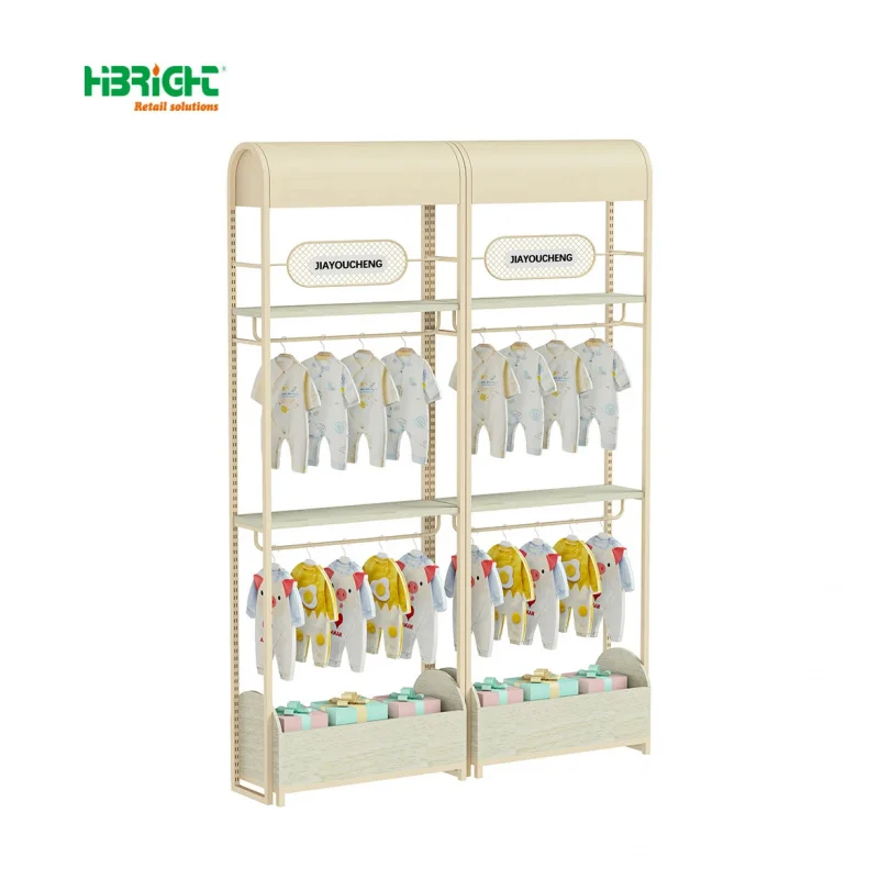 custom.Double-Sided Light Duty Metallic Supermarket Gondola Rack with Customized Size Display