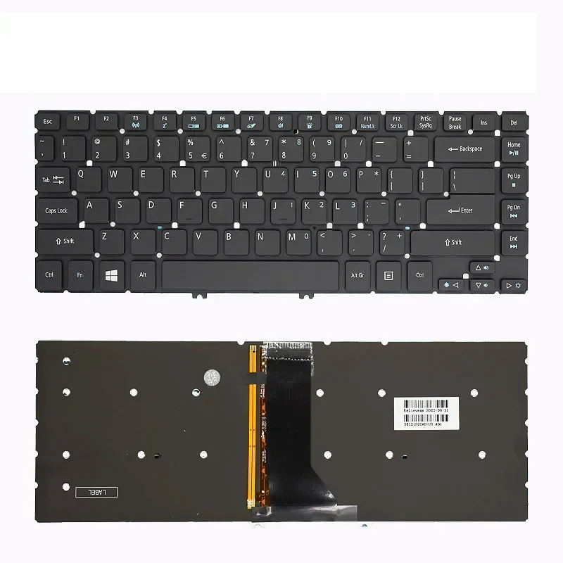 Novo teclado retroiluminado para ACER, R7-572, R7-572G, R7-571G, MS2317