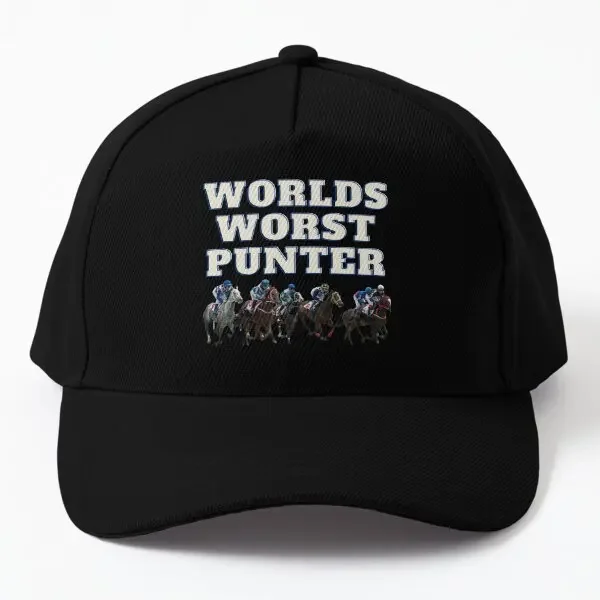 Бейсбольная кепка Worlds Worst Punter Horse Racing Bet, шляпа Casquette Spring     Капот Хип-Хоп Спорт Солнце Snapback Открытый Рыба Мужская