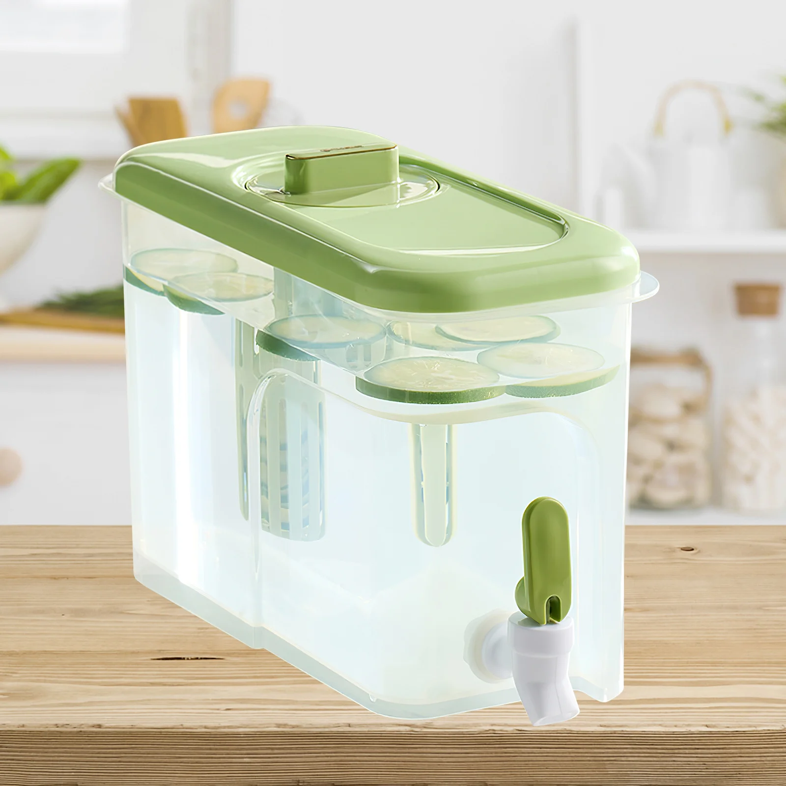 

Cold Kettle Beverage Dispenser Large Capacity with Spigot Lid for Party Home Office Drink Dispenser Drink Dispensers for Parties