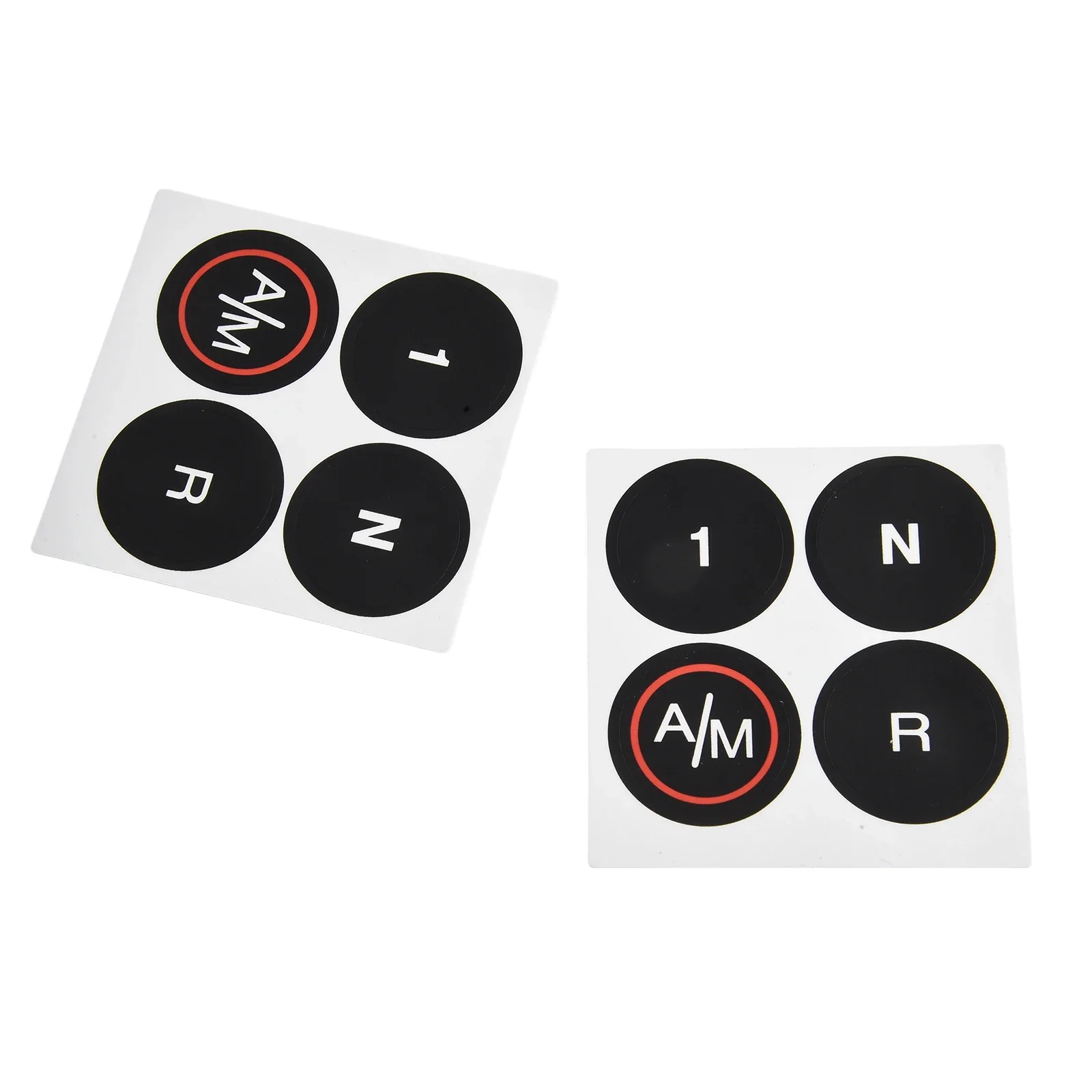 Automotive Decor Car Interior Repair MTA Gearbox Decals Car Travel Bed Black Vinyl Material Worn Button Repair