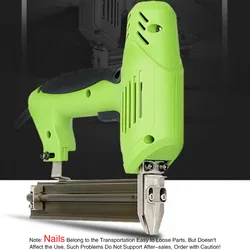 220V Electric Nail Gun Nailing Stapler Shooter Stapler Gun Woodworking Tools Furniture Stapler Framing Tacker DIY Hand Tool
