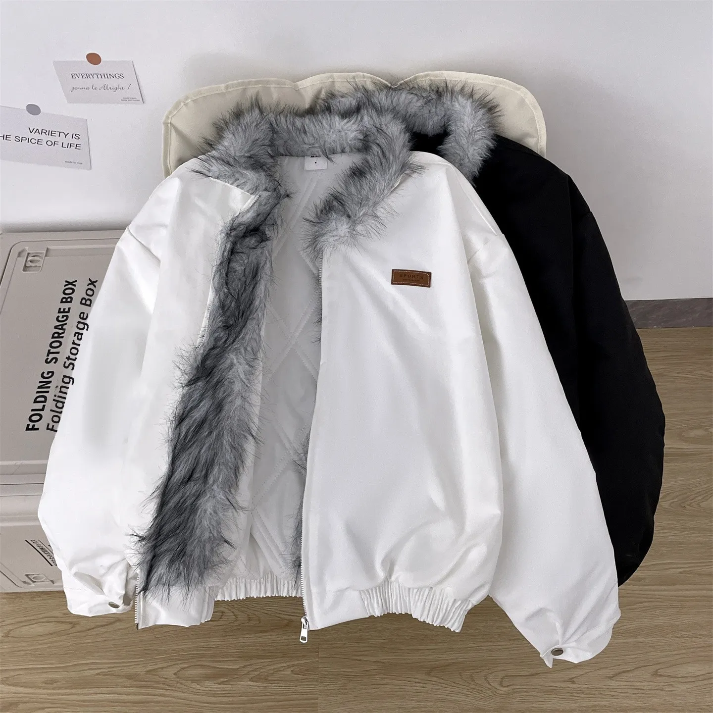 

Мужская утепленная хлопковая куртка оверсайз с капюшоном в стиле ретро, американский кэжуал, из полиэфирного волокна, для осени и зимы