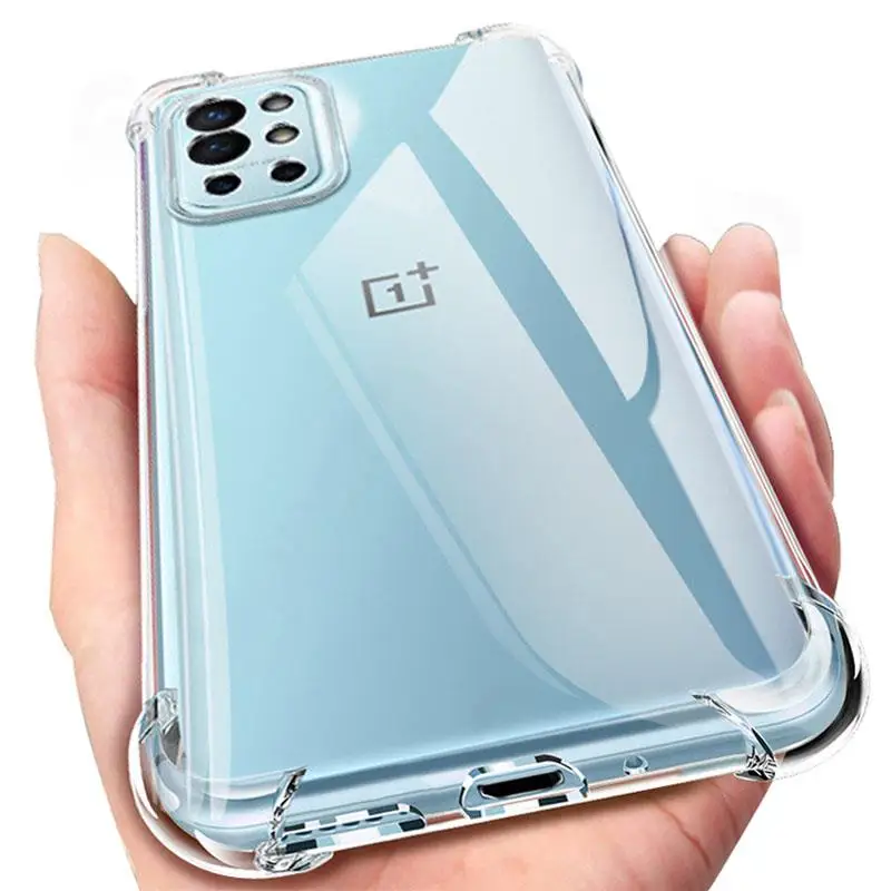 Transparent Shockproof Case For Oneplus 7 8 9 10 Pro 11 Ace Silicone Shell Nord CE 2 Lite 2T N10 N20 N100 N200 N300 Back Cover