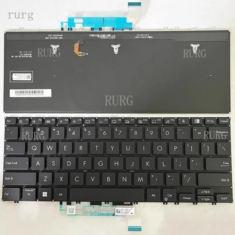 L  New For Asus ExpertBook B5 B5302 B5302F B5302FE B5302CE US Keyboard Backlit