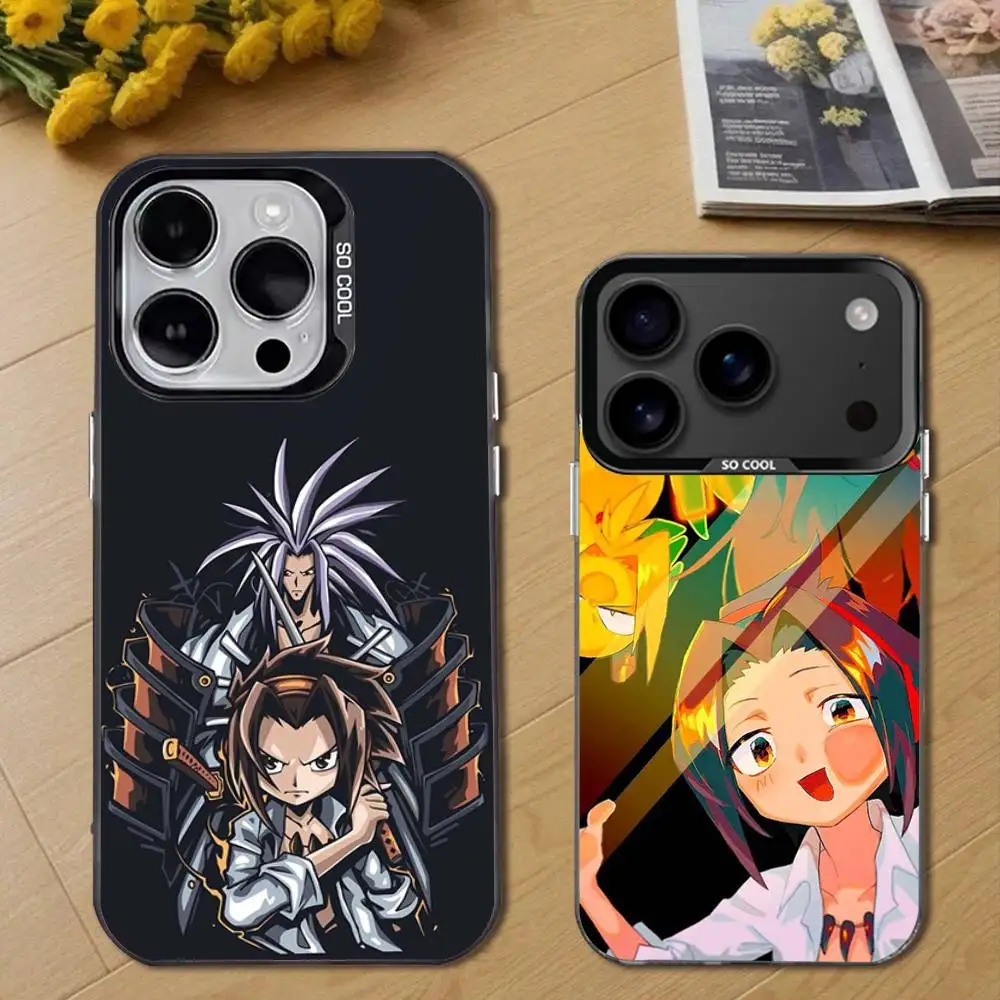

S-Shaman K-King Anime Phone Case For iPhone 17,16,15,14,13,12,11,Pro,Max,Plus,E,Air,Mini Black Tpu Cover