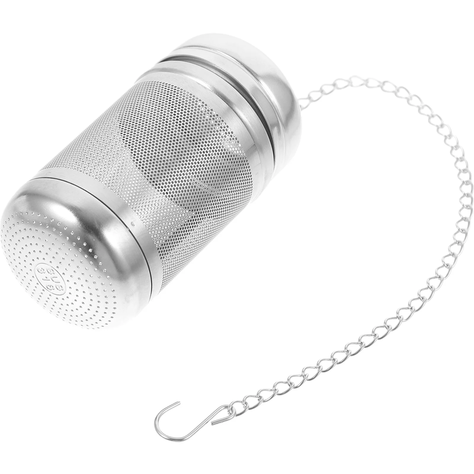 Hanging Chain Stainless Steel Tea Infuser Ball Mesh Filter for Loose Tea Spice Herb Soup Brine Cooking Strainer