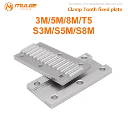 Aluminum Combination TBCK Clamp Tooth plate 3M/5M/8M/T5  for open Timing synchronous belt Fixed connection pressure buckle plate