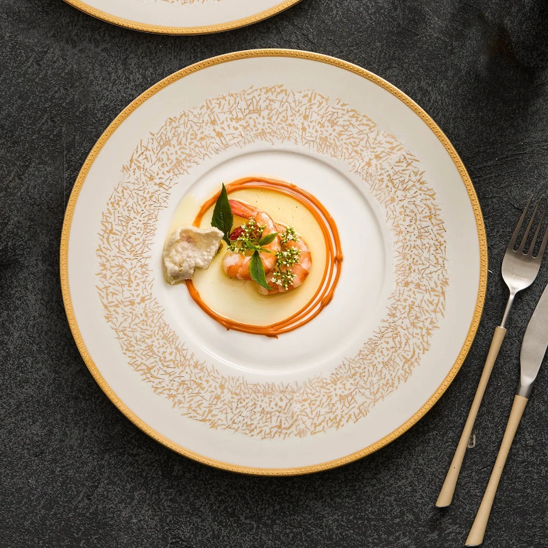 

Hand-painted plates, high-end, artistic conception dishes