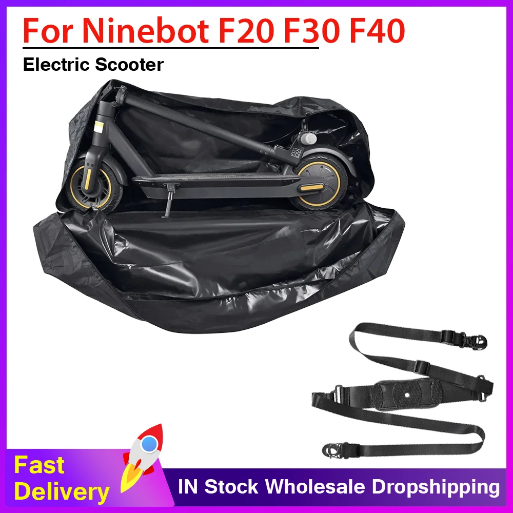 Electric Scooter Carrying Bag E-Scooter Storage Transport Bag For Ninebot F20 F30 F40 G30 Kick Scooter Adjustable Carrying Strap