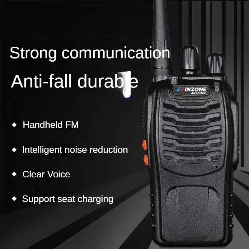 Interfone de mão universal de alta potência, áudio, para uso externo civil, correspondência de frequência remota, sem fio, estação 888s