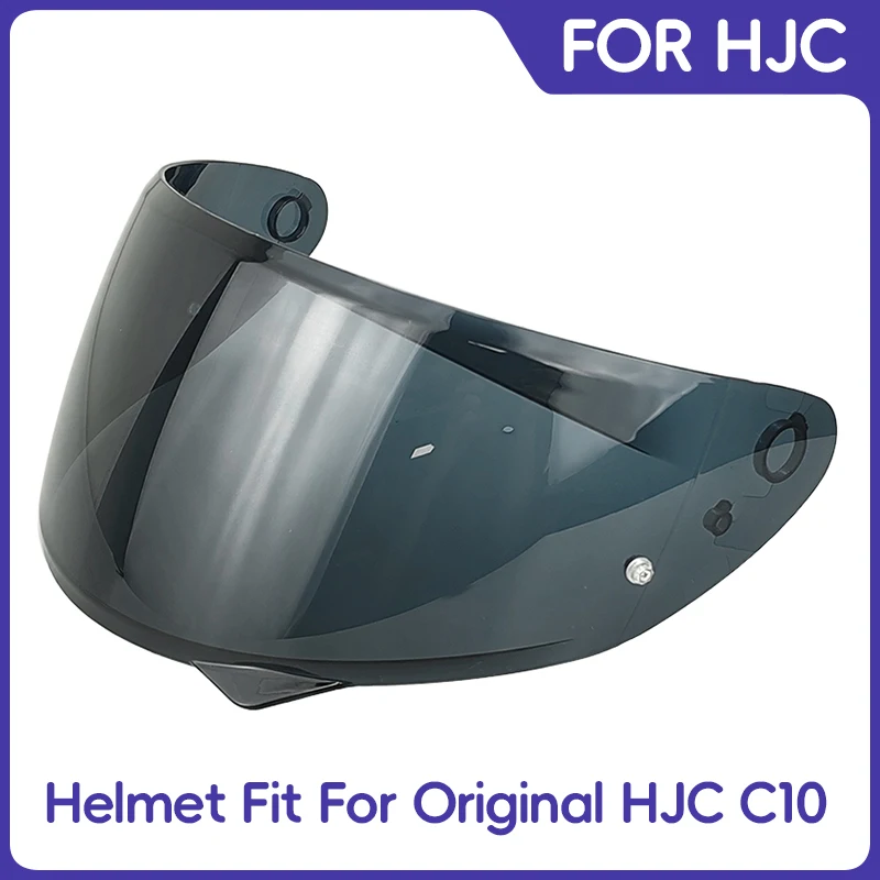 Latest model Fit For Original HJC C10 Motorcycle Face Shield Helmet Accessories Multicolour Silver Shield