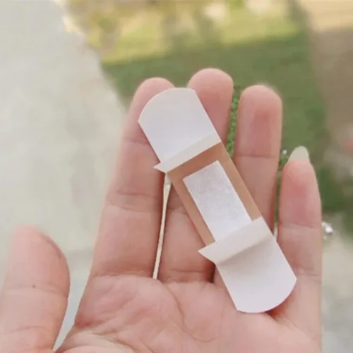 Imagen 2 del producto Tirita transpirable impermeable, vendaje de primeros auxilios para heridas, cinta médica, yeso para heridas, Kits de emergencia, 50-500 Uds.