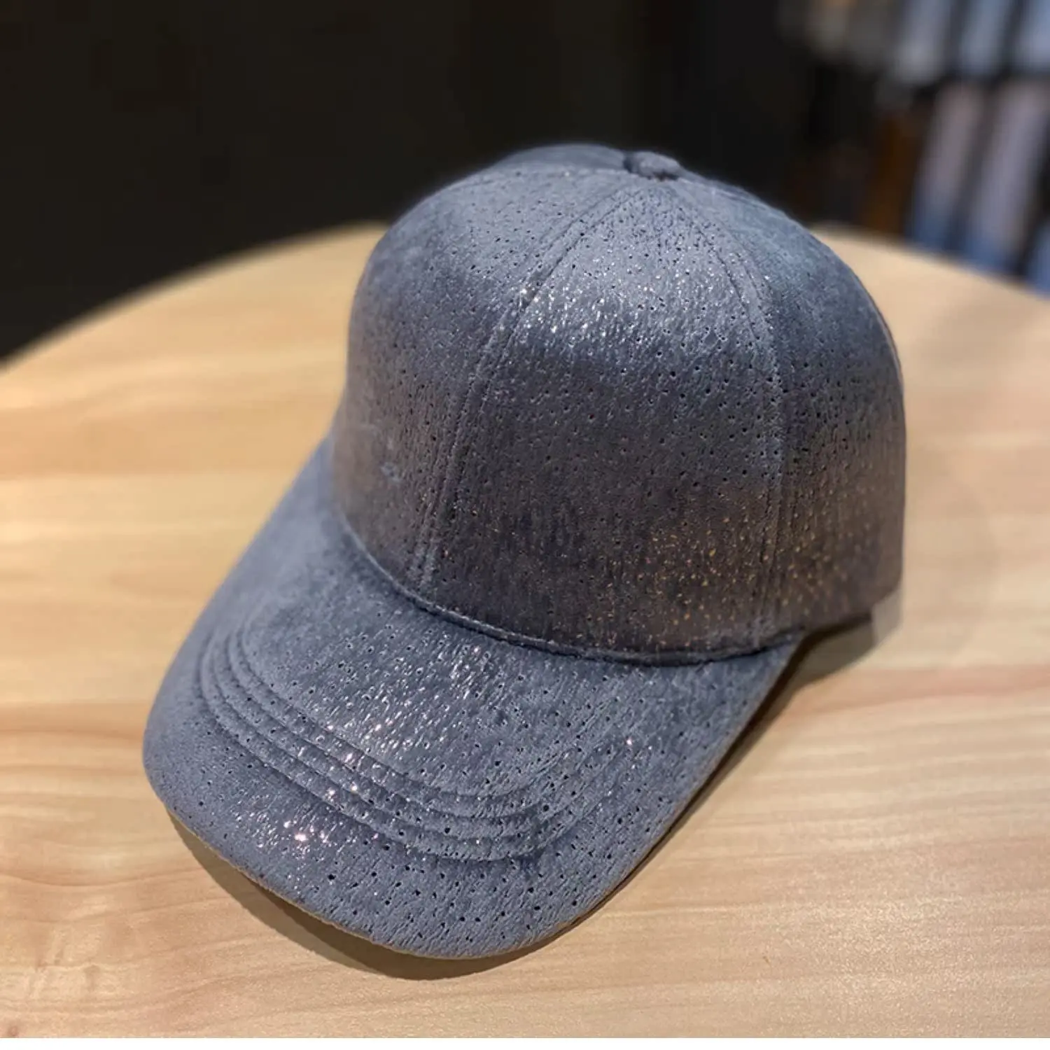 Trendy Sequins Snapback Autumn Winter Baseball Cap Women's Outdoor Casual Fashion Hat Accessory