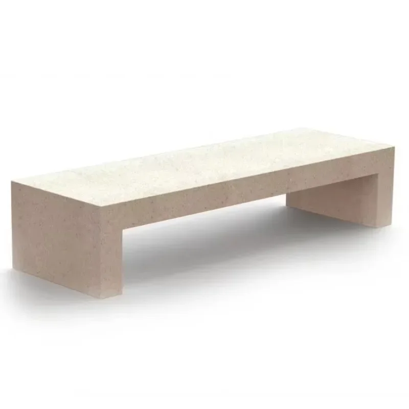 Classic Rectangular Outdoor Bench - Durable weather-resistant modern patio garden seating for long-lasting comfort