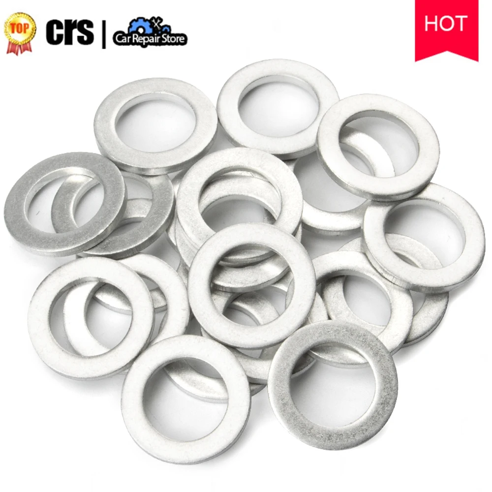 50 x Oil Drain Plug Crush Washer Gasket 14MM For Honda For Acura 9410914000 94109-14000 94109 14000