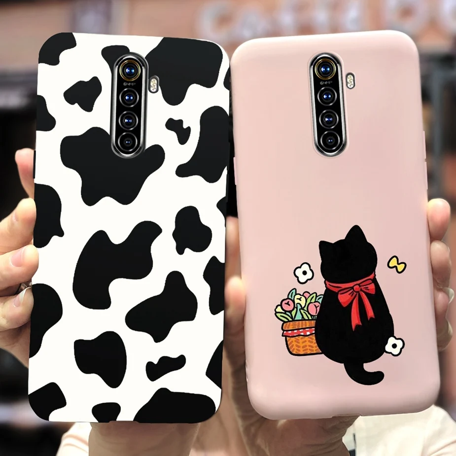 For Oppo Realme X2 Pro Case Stylish Painted Cover Soft Silicone Phone Case For Realme X 2 Pro RealmeX2 Pro RMX1931 Fundas Bumper