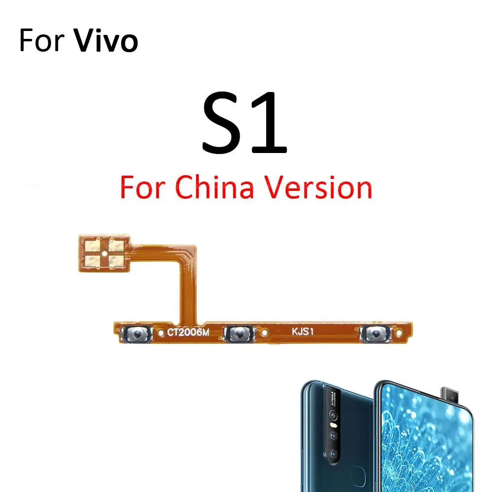 Switch Power ON OFF Button Flex Cable Ribbon For Vivo S1 S5 S6 S7 S7e S9 S10e S12 S15 Pro 5G S15e Mute Silence Volume Key