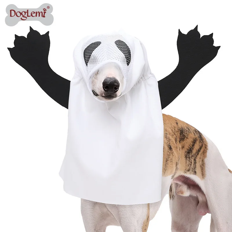 Pet Halloween Ghost Transformation Costume Dog Cat Party Dog CAT Cute Ghost Costume Pet Costume