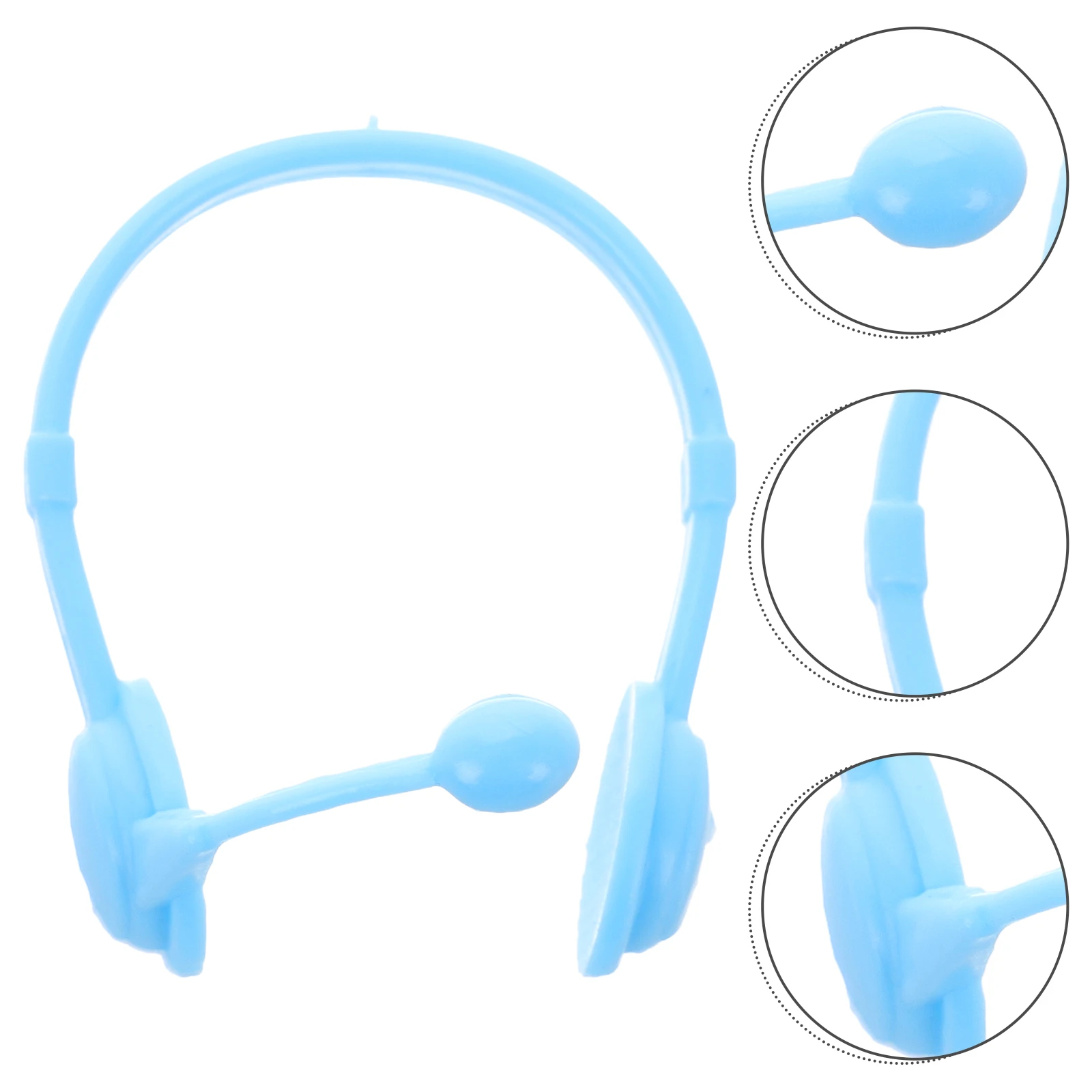 

20pcs Earrings Headset Miniature Plastic House Headphone Durable Accessories House Layout Mini Adornment