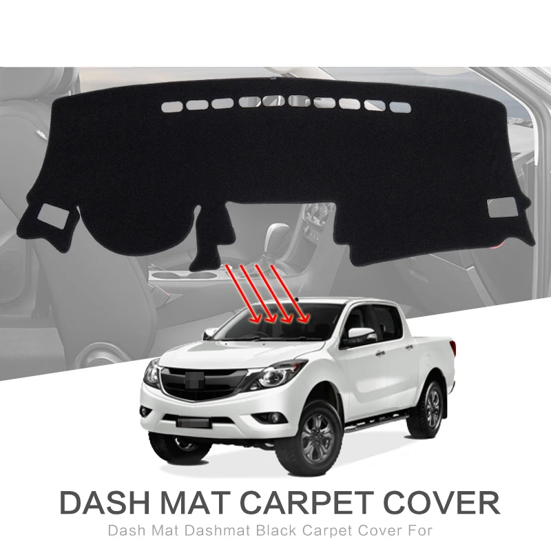 

for Mazda BT-50 2015 2016 2017 2018 2019 Car Dashboard Mat Dash Mat Dashmat Sunshade Protective Carpet