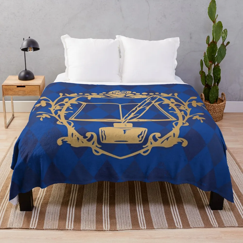 Myne's Crest Ascendance of a Bookworm Throw Blanket Summer Beddings Luxury Nap Blankets