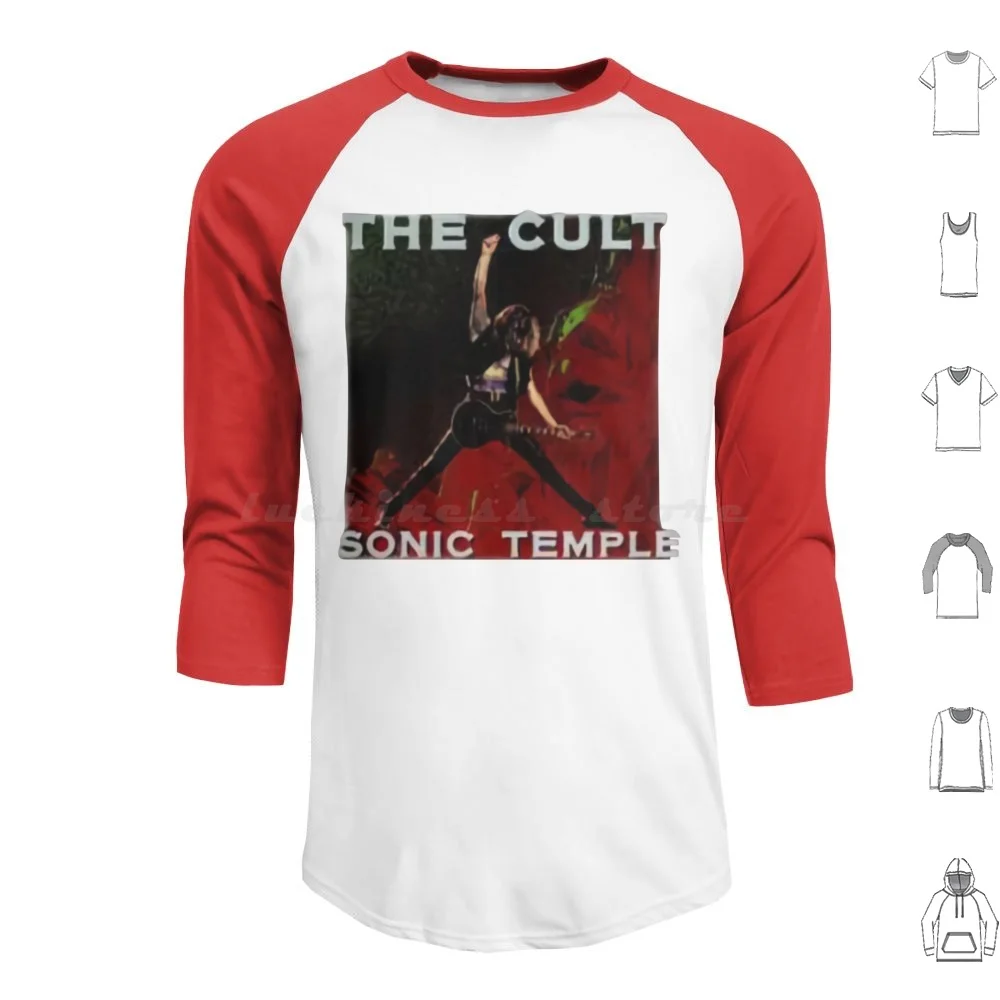 Album Cover The Guitar Hoodies Long Sleeve The Cult The Cult Band Temple Death Cult Billy Duffy Matt Sorum She Sells