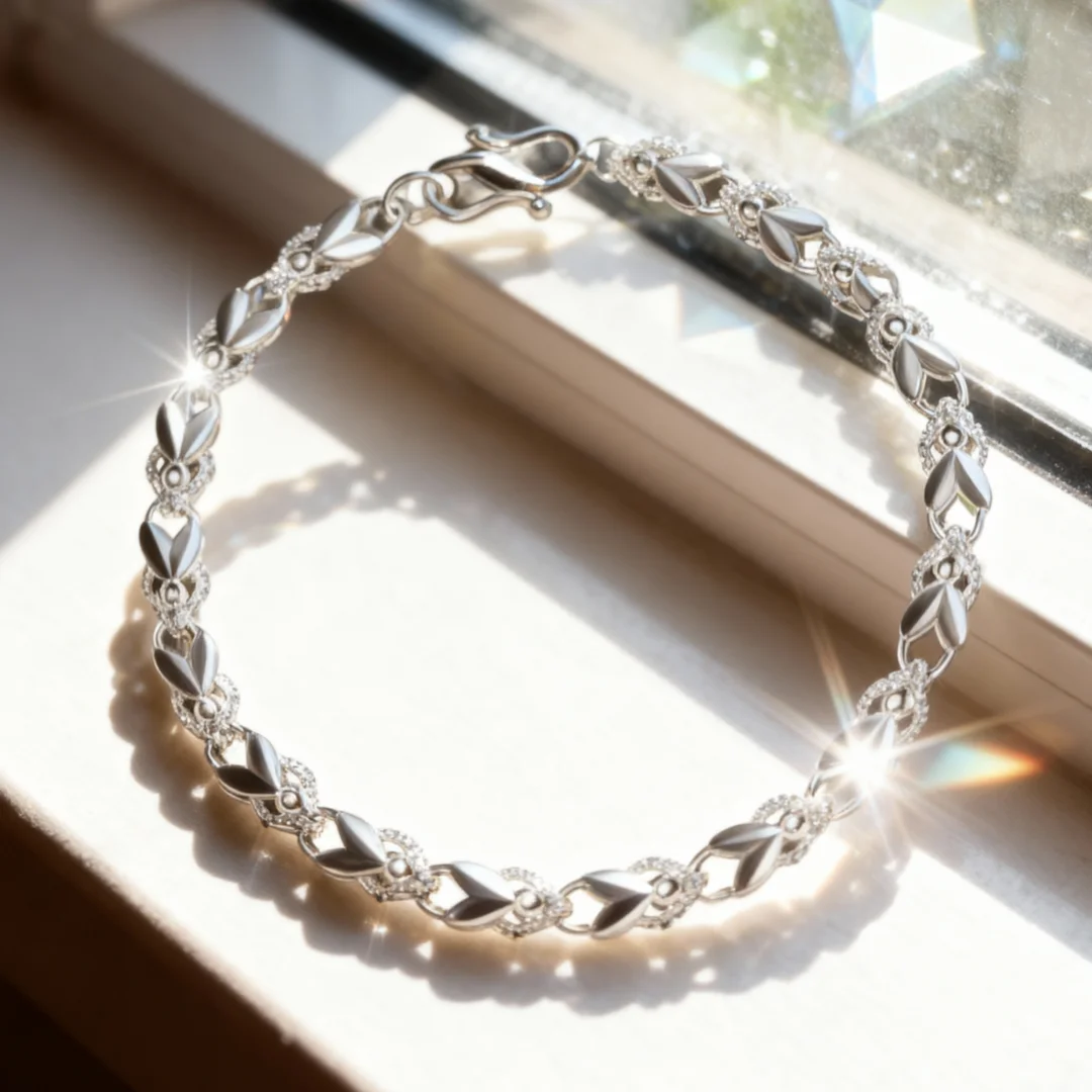 

Изящный браслет из стерлингового серебра 925 пробы, благородная цепочка для женщин, роскошная модная вечеринка, свадебные украшения, подарочные подвески для влюбленных, 20 см