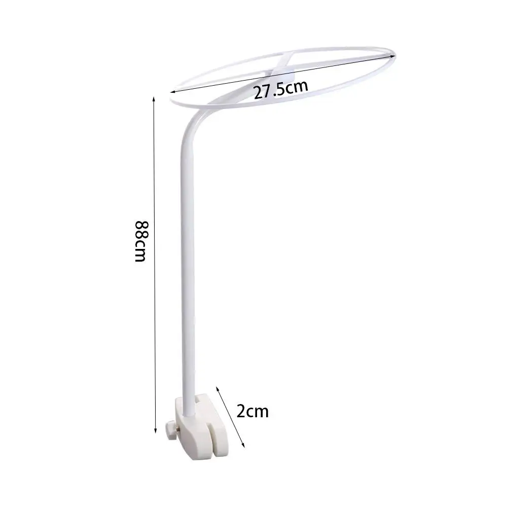 Bed Dome Cots Accessories Iron Mosquito Net Stand White Durable Bed Net Holder Stand Round Canopy Holder Rack Home