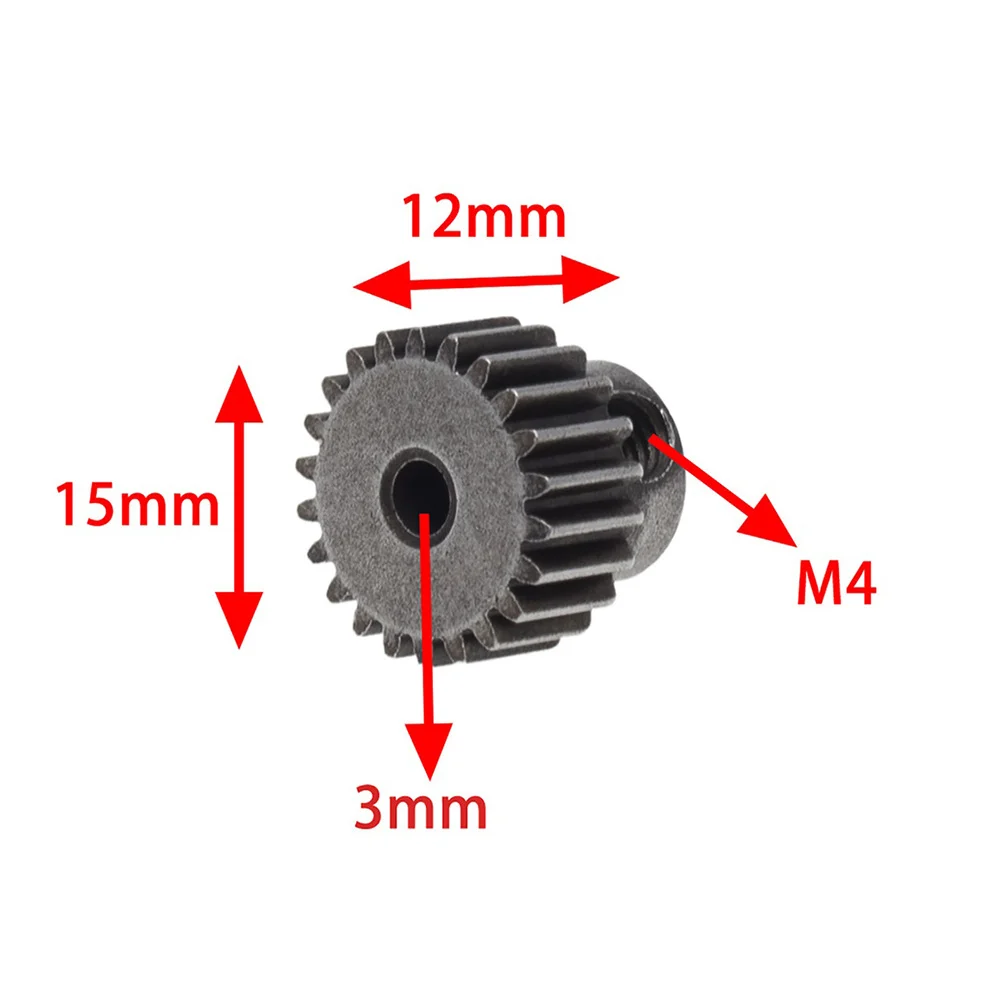 Motortandwiel Rondsel tbv 104001   1/10 RC Auto Upgrade Onderdelen Accessoires