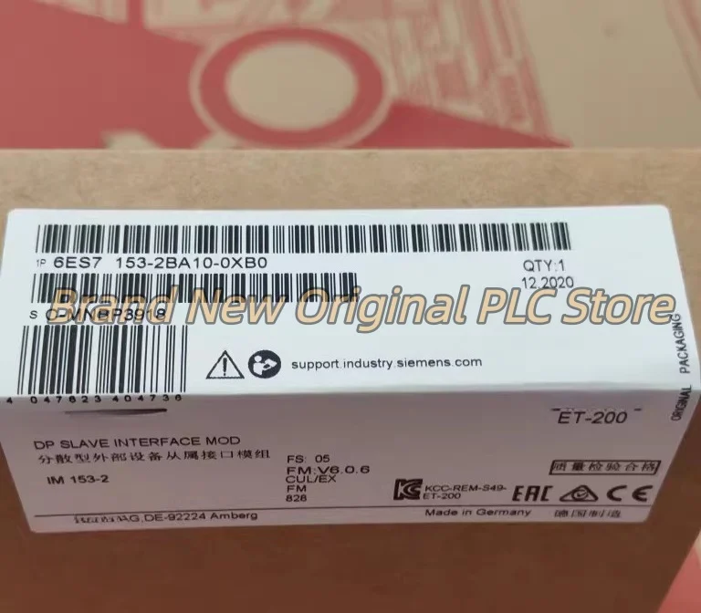 

Модуль 6ES7153-2BA02-0XB0, абсолютно новый, 6ES7153-2BA10-0XB0