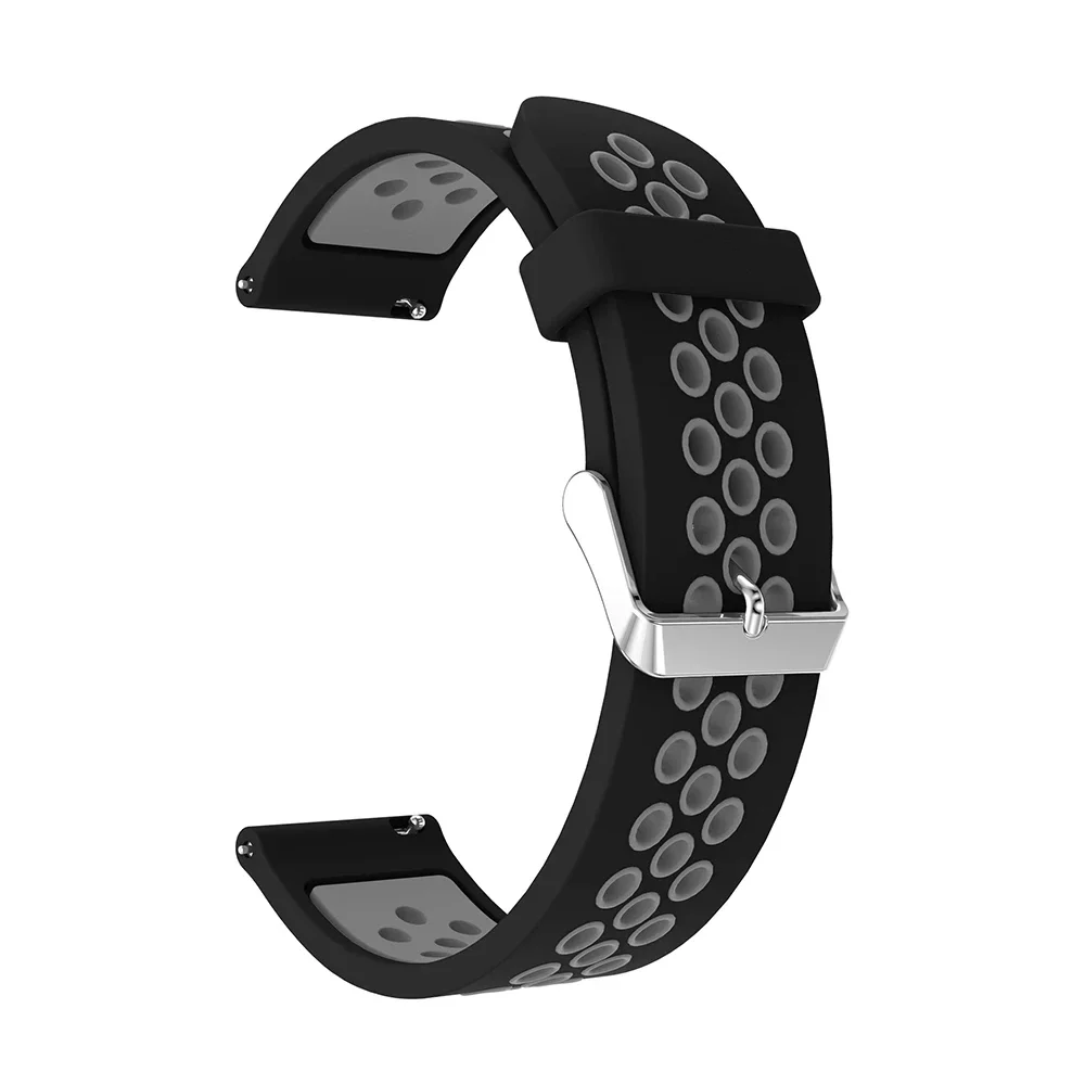 hole circular Silicone Watch for Samsung Galaxy Watch 46mm version Watch Replacement Bracelet Band Strap for SM-R800 Top Quality