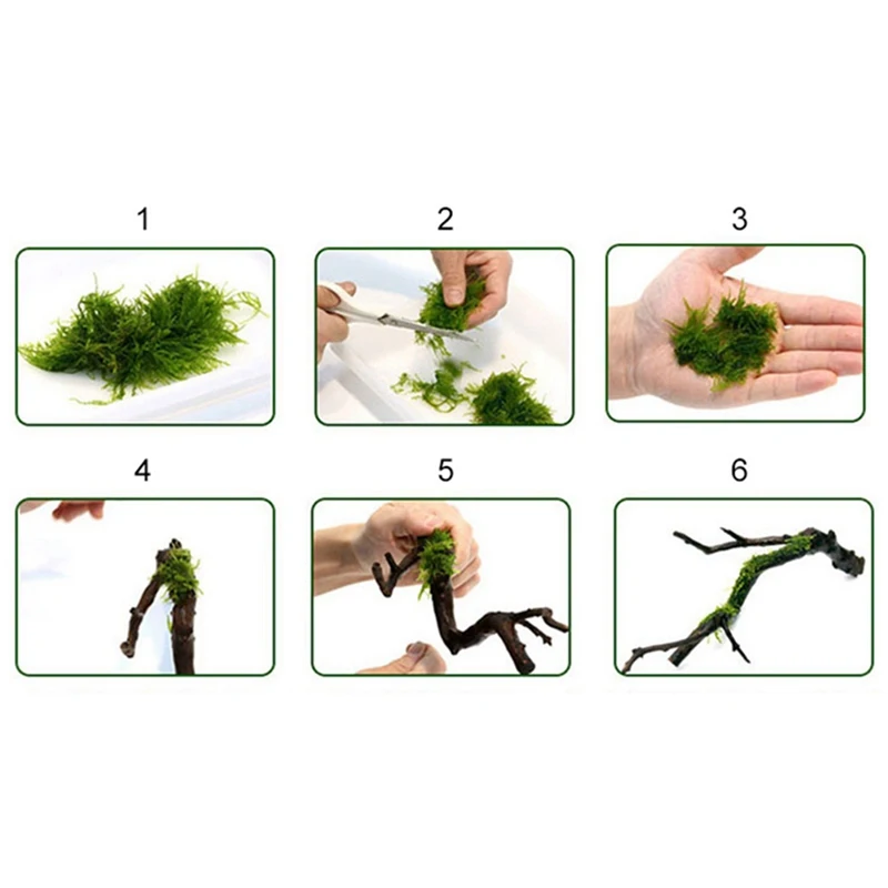 120M DIY Moss Line Binding Line Super Strong Transparent Nylon Aquatic Grass Live Plant Driftwood String Aquarium Decorations