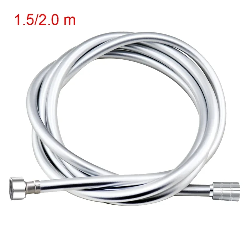 1.5/2.0M silikonowa głowica prysznicowa z PVC wąż elastyczna rura rurowa wysokociśnieniowa woda mocna wielowarstwowa instalacja wodno-kanalizacyjna akcesoria łazienkowe