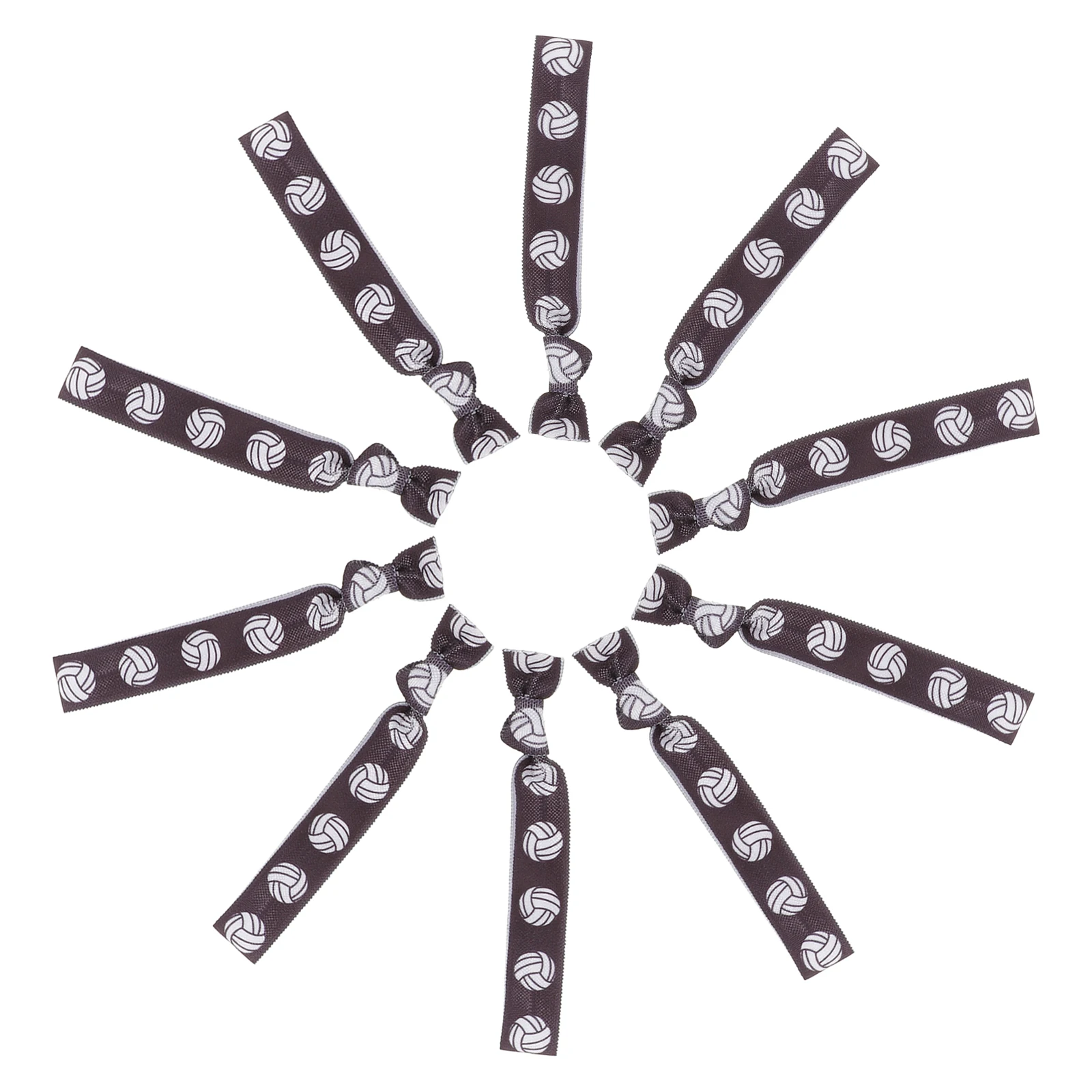 

20Pcs Volleyball Hair Ties Soft Elastic Knot Ponytail Holders Sports Hair Accessories for Women Girls Teens Longlasting