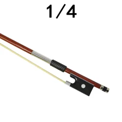 1/4 1/8 1/10 Violin Bow Horsehair Beginner Practice Carbon Fiber Bow Violins Accessories Stringed Instruments Parts Smooth Play